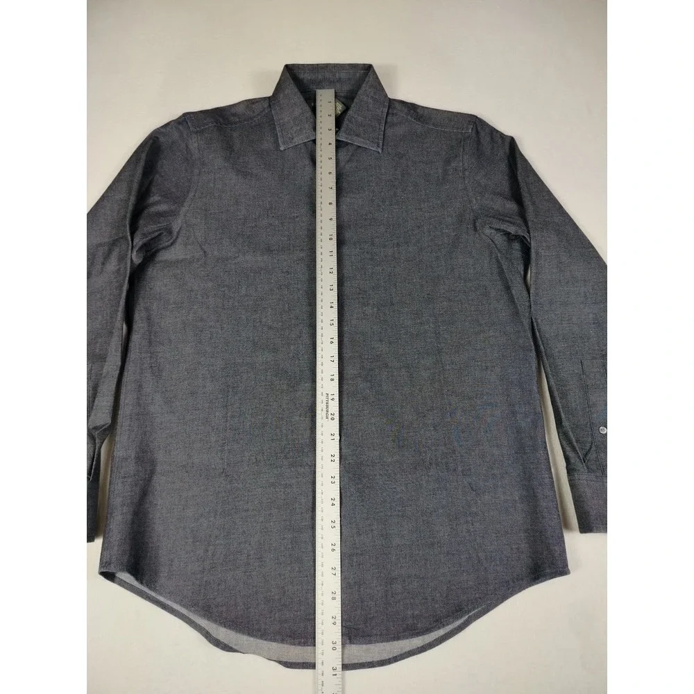 Banana Republic Shirt Men's Small Blue Vintage Corpcore Professional Classic Fit
